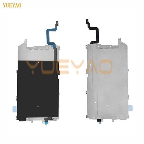 LCD Screen Back Metal Plate Shield with Home Button Expand Flex Cable Preinstalled Replacment Part for IPhone 6 6 Plus Plate