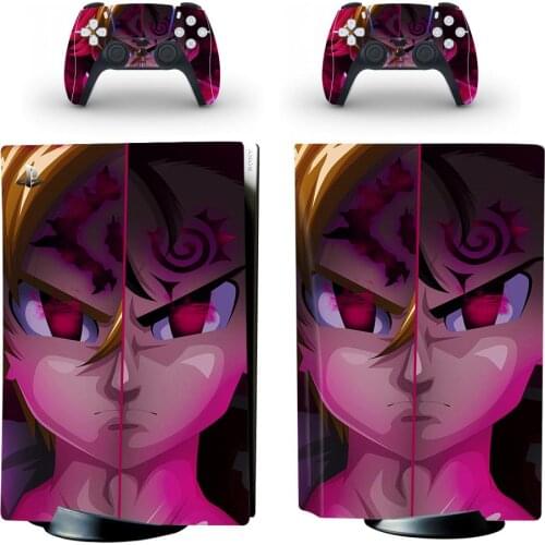 Seven Deadly Sins PS5 Standard Disc Edition Skin Sticker Decal Cover for PlayStation 5 Console & Controller PS5 Skin Sticker