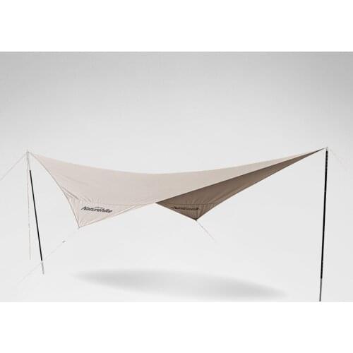 Naturehike 3-4 Person Ultra Light Portable Camping Sunscreen Rainproof Aluminum Alloy Rod Outdoor Picnic Tarp Tent NH20TM004