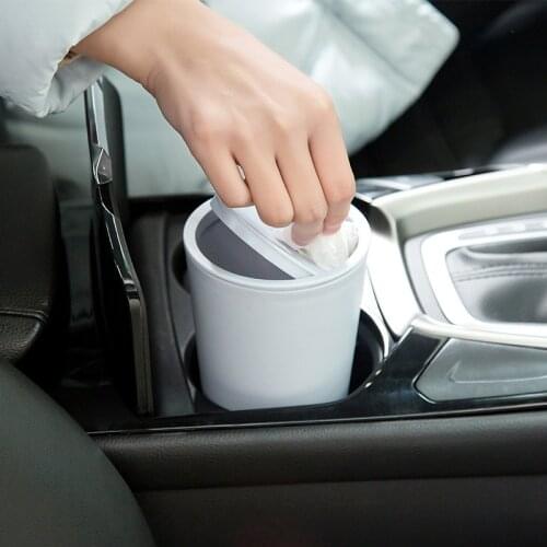 Simple Style Car Garbage Car Trash Home House Automobiles Interior Accessories Garbage Dust Case Holder Organizer Bin Basket