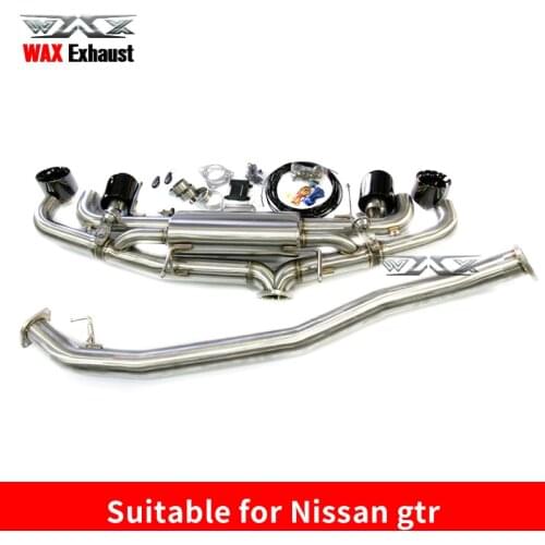 Factory direct sale professional exhaust for nissan GTR top sale stainless steel GTR