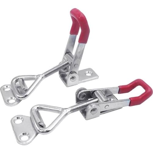 Adjustable Horizontal Cabinet Box Lever Handle Toggle Catch Lock Clamp