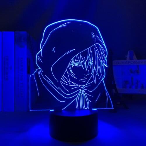 Manga Vinland Saga Led Lamp for Child Bedroom Decor Night Light Birthday Gift Room Table Anime 3d Light Vinland Saga Thorfinn