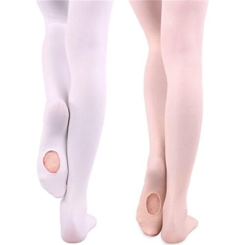 Microfiber Dance Stockings Girls Adult Convertible Ballet Tights Seamless Women Ballet Pantyhose