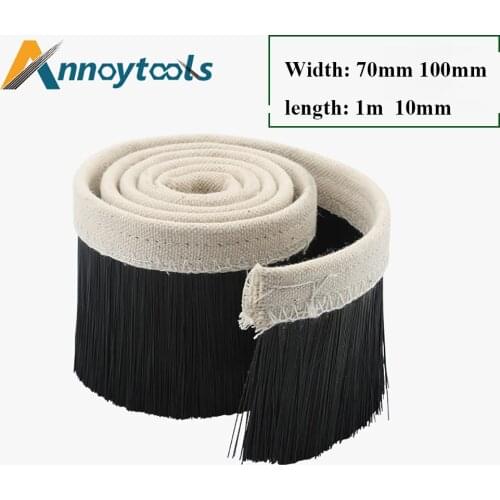 1Mx70mm 100mm Nylon Dust Cover Brush CNC Engraving machine Dust Collector Cover For CNC Router Engraving Machine