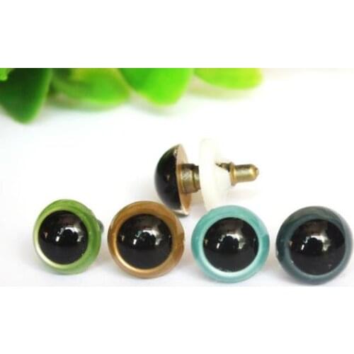 1000pcs 10mm and 1000pcs 12mm gray color toy eyes