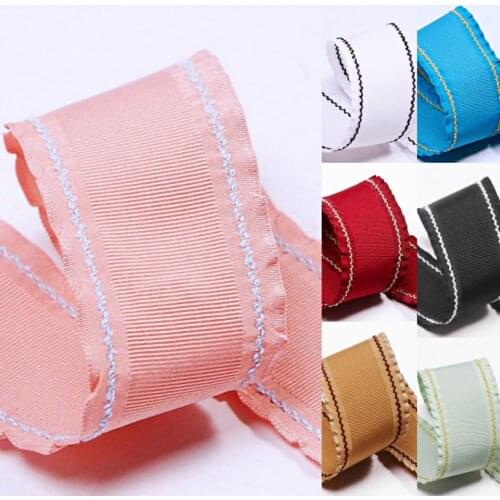 25mm/38mm/20 yards Double fold lace Ribbon DIY handmade material bow skirt skirt clothing accessories