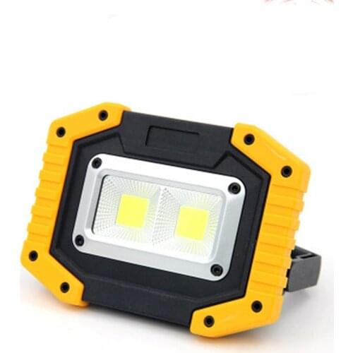 30W COB LED Portable Lantern Work Lamp Waterproof 3-Mode Emergency Portable Spotlight Rechargeable Floodlight For Camping Light