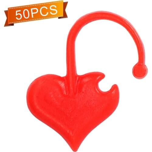 50pcs Stitch Holders DIY Needle Arts Craft Plastic Knitting Crochet Locking Stitch Markers Sewing Tools