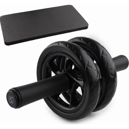 AB Wheel Abdominal Wheel Abdominal Trainer Double Wheel Abdominal Power Wheel Ab Roller Gym Fitness Equipment