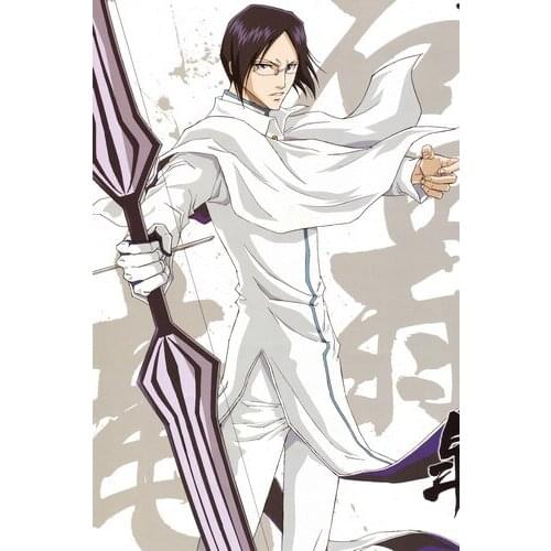 Free Shipping Bleach Ishida Uryuu Cosplay Costume for Halloween and Christmas