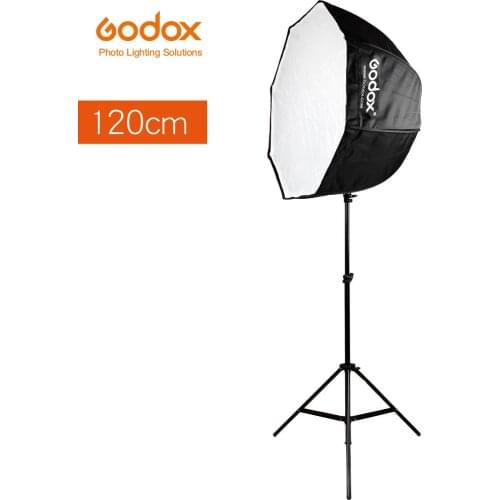 Godox 120cm 47.2in Portable Octagon Softbox Umbrella Brolly Reflector for Studio Strobe Speedlight Flash