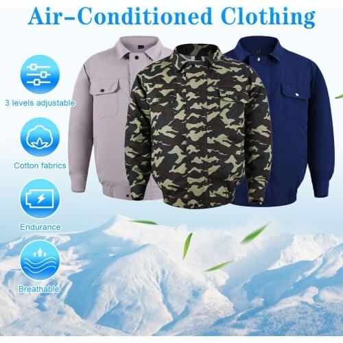 Hot Sale Summer cooling air-conditioning clothes with fan clothes USB charging fan clothes outdoor fishing clothes