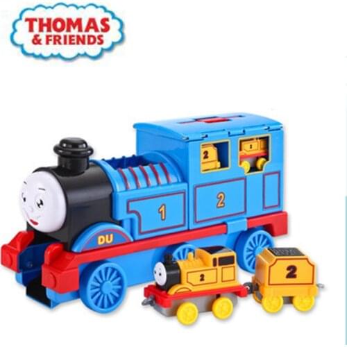 Original Thomas and Friends Anime Toy Diecasts Toy Vehicles Track combination slide storage Brinquedos Toy for children