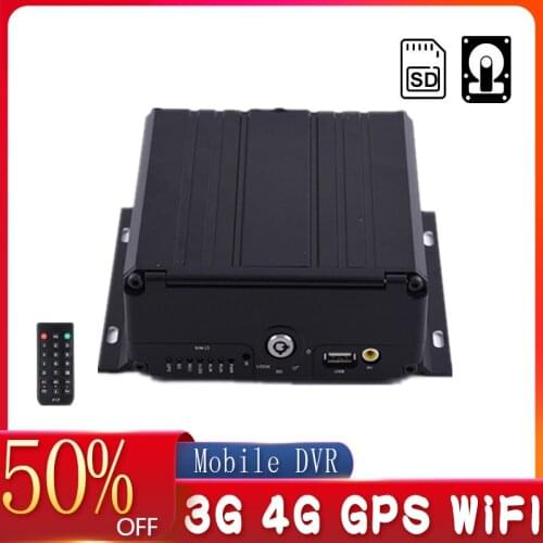 Mobile Mdvr car black box 4 Channel 1080P Mobile DVR Support 3G 4G WiFi GPS MDVR