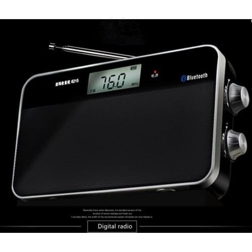 Mobile computer bluetooth audio sound FM/AM band high DSP radio broadcast big horn radios stereo speaker clock card MP3 player