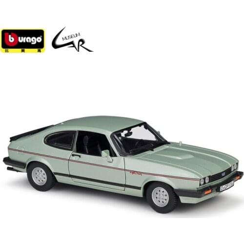 Bburago 1:24 Model Car Simulation Alloy Racing Metal Toy Car Children Toy Gift Collection Ford Capri 1982