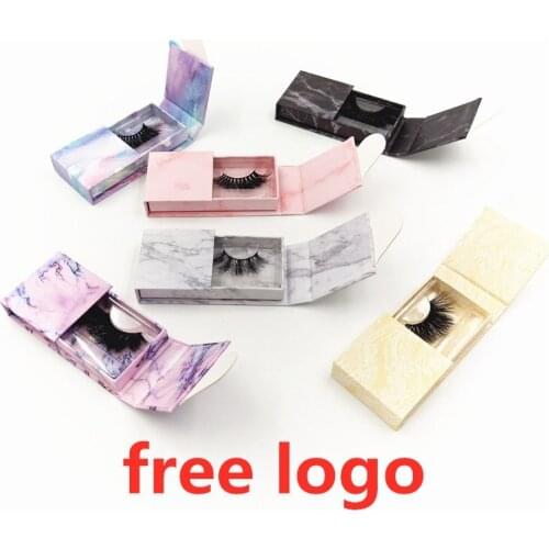 Mink lashes boxes wholesale false eyelash packaging box lash boxes packaging custom logo faux cilsmagnetic rectangle case bulk