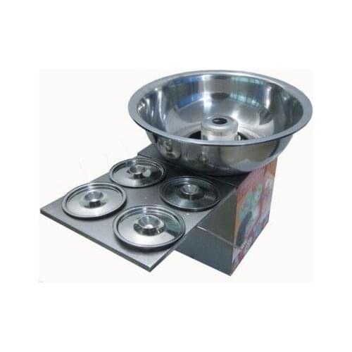 Fancy art stainless steel Commercial gas cotton candy machine