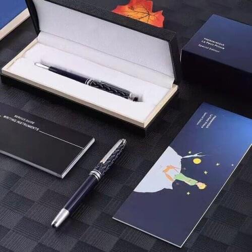 2021 wakaka luxury monte MB Series Pilot Wakaka Brown Resin Metal 14k Fountain Pen blanc Ink Blue Pen