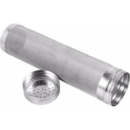 Stainless Steel Homemade Brew Beer Hop Mesh Filter Strainer With Hook Beer Brewing Hop Spider Mesh Filter Strainer