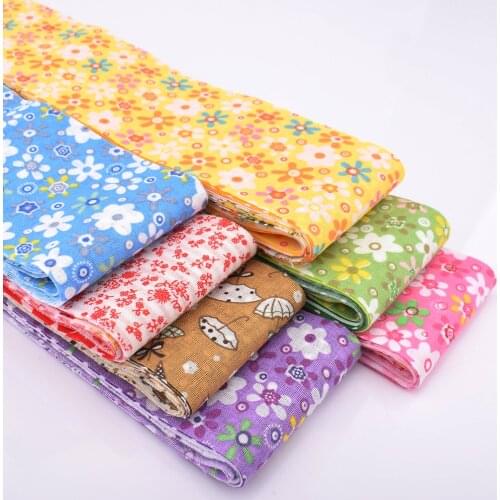 Chainho,Low Density Thin Cotton Fabrics,6x100cm/Piece,DIY Quilting & Sewing Material,Patchwork Textile For Toys And Crafts