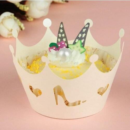 100PCS/LOT High-heeled Shoes Cupcake Cup/ Party Cake Wrappers/ Baby Shower Decoration 10 Color Available