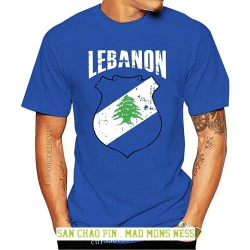 2020 Summer New Brand T Shirt Men Hip Hop Men Casual Libanon T-Shirt Lebanon Vintage Men FootballerTee Shirt