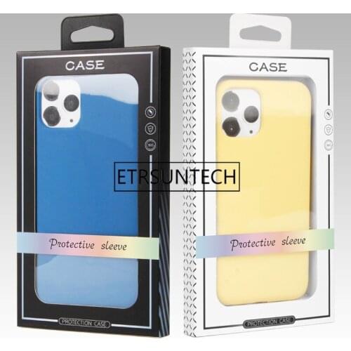 500Pcs/lot Universal Mobile Phone Case Package Paper Kraft Brown Retail Packaging Box for iphone 11/11Pro/11Pro max