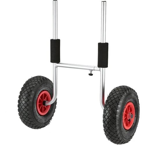 50KG Loading Capacity Detachable Kayak Trolley Energy-saving Two-wheeled Kayak Carrier Cart for Canoe Boat Accessories Kayak