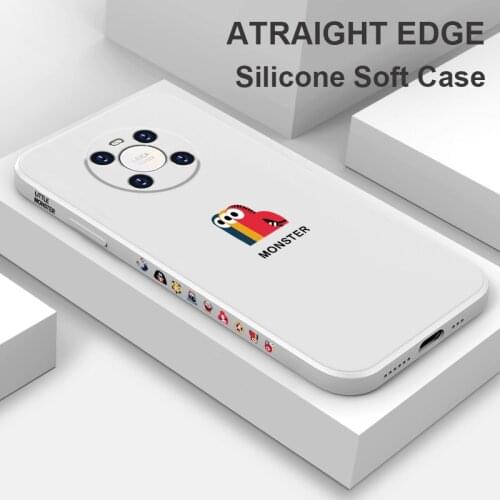 For Huawei Mate 40 Cases Original Fashion Liquid Silicone Shockproof Soft Shell Cover For Huawei Mate40 Cartoon Phone Case