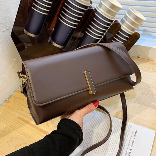 Retro Leather Shoulder Bag 2021 Mini Brands Small Square Bag Designer Handbags Luxury Crossbody Bags For Women Sac De Luxe Femme