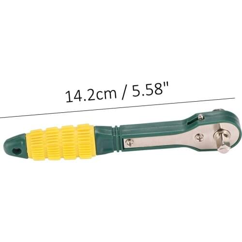 Mini 1/4 Screwdriver Rod Adjustable Fast Ratchet Wrench Quick Socket Wrench Tools