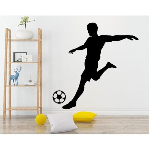 Lovely Messi football player Family Wall Stickers Mural Art Home Decor Home Decor Children House Bedroom Nursery Decoration