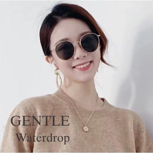 2019 New Fashion waterdrop sunglasses Korea Brand Designer glasses GENTLE eyeglasses Brand Designer men women Sunglasses