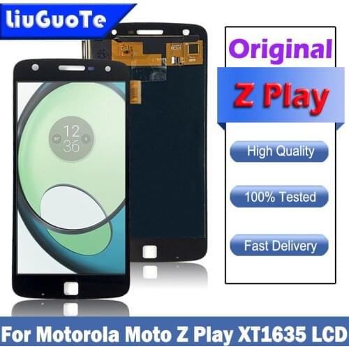 Original LCD For Motorola Z Play LCD Display With Touch Screen Digitizer Assembly 100% Tested For Moto ZPlay XT1635 LCDs Screen
