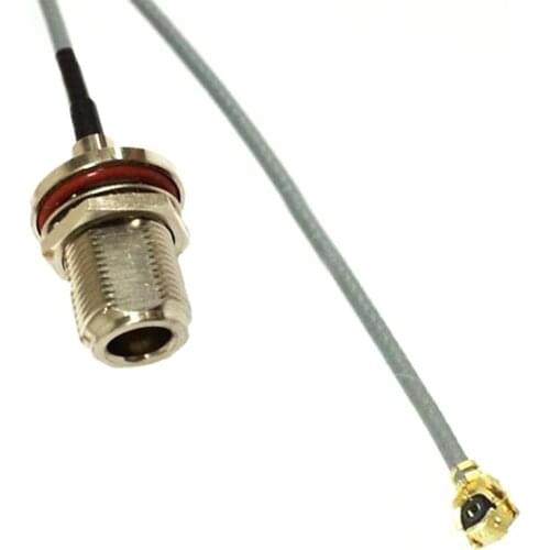 1PC N type Male Female Bulkhead switch UFL/IPX Connector 1.13mm Cable 15cm/30cm For PCI Wifi Card Wireless Router Wholesale