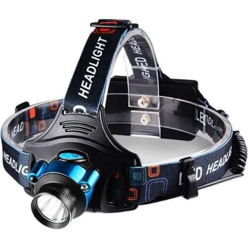 Light-sensing transducer headlight rechargeable lithium battery may be a head-mounted large-capacity dedicated fishing Yediao