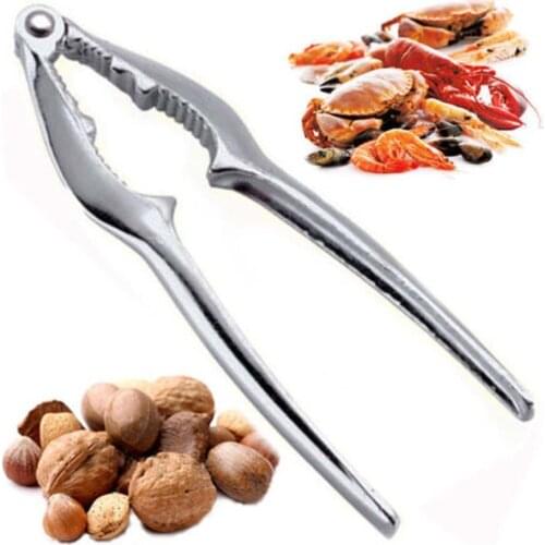 Useful Quick Walnut Cracker Nutcracker Sheller Zinc Alloy Nuts Opener Kitchen Tool Walnut Nuts Clip