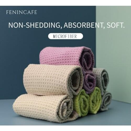 Kitchen Anti-grease wiping rags efficient Super Absorbent Microfiber Cleaning Cloth home washing dish kitchen Cleaning towel