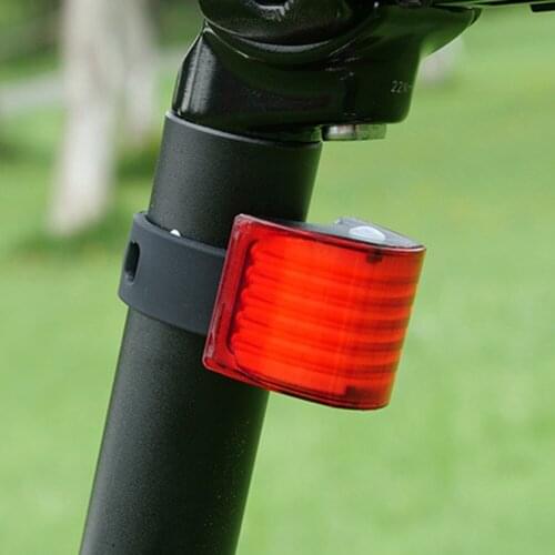Bicycle Tail Light Waterproof Rear Tail Light LED USB Rechargeable Bike Cycling Safety Warning Lamp Cycling Equipment