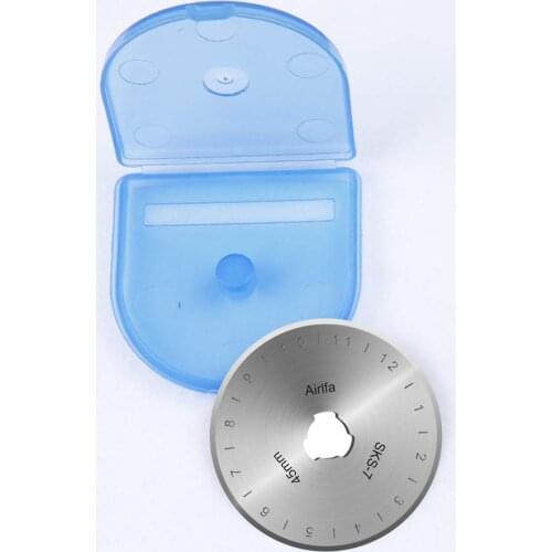 500-Airlfa Rotary Cutter Blades 45mm Fits Olfa, Dafa, Replacement, Quilting Sewing Fabric Leather Paper Cloth Card