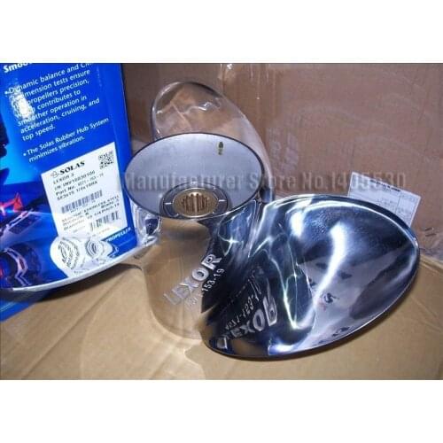 Top quality Stainless Steel Propeller 15 slots for Yamaha 2 -4stroke 150-200hp outboard motors made in Taiwan SOLAS 15.25*15-M