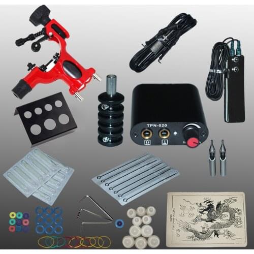 YILONG New Arrival 1 set Tattoo Kit Power Supply Gun Complete Set Equipment Machine Wholesale 1100657-2kitA
