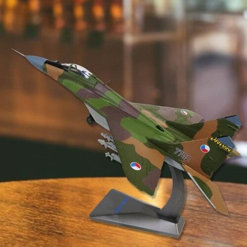 1/48 MiG-29 Russian Air Force Alloy Diecast Army Model & Dispaly Stand Home Decor