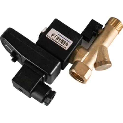 1 PCS 1/2" DN15 1.6Mpa 24V 110V 220V Automatic Electronic Drainer Electric Timed Air Compressed Gas Tank Drain Valve