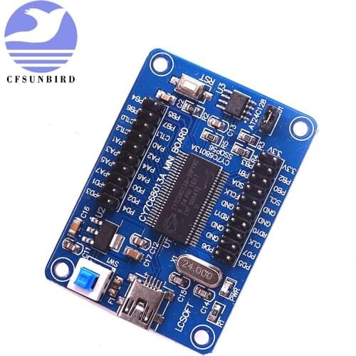 1Pcs EZ-USB FX2LP CY7C68013A USB Core Board Development Board USB Logic Analyzer With I2C Serial SPI
