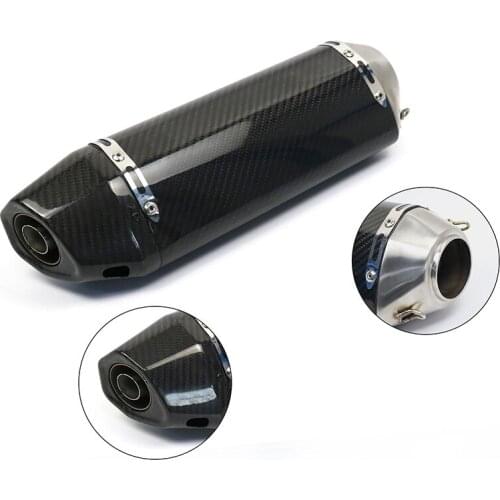 2020 New Arrival Motorcycle Exhaust Carbon Fiber Muffler With DB Killer R1 R3 R6 MT07 MT09 CBR250 Nmax Tmax PCX125
