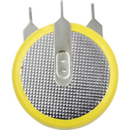 3pcs/lot High Capacity CR2477 2477 3-pin Button Cell Batteries with welding Feet