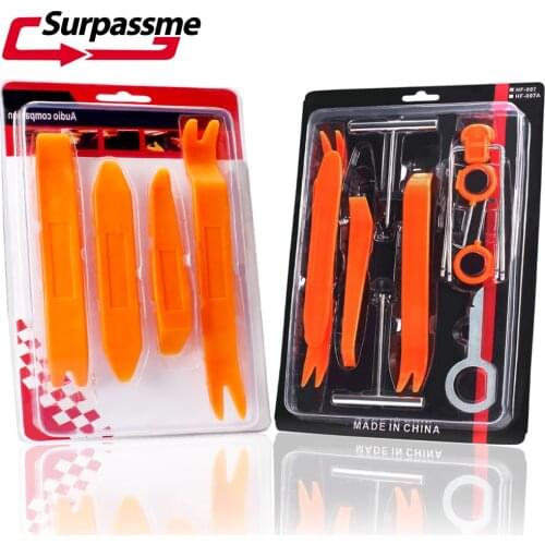 4Pcs 12Pcs/Set Portable Vehicle Car Door Panel Audio Trim Removal Tool Set Kit Practical Car Repairing Hand Tools Set
